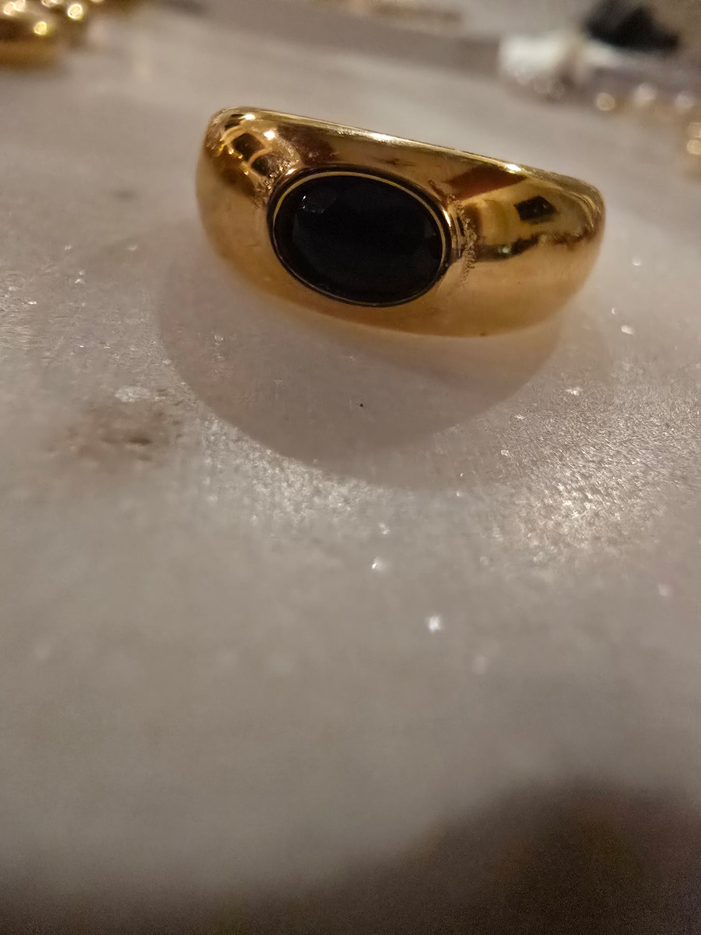 Black Gem Ring