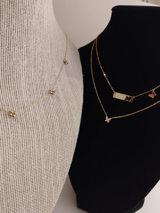 Dainty Pure 14K Gold Necklace