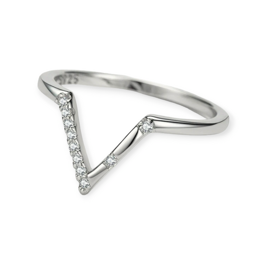 V Diamond Ring